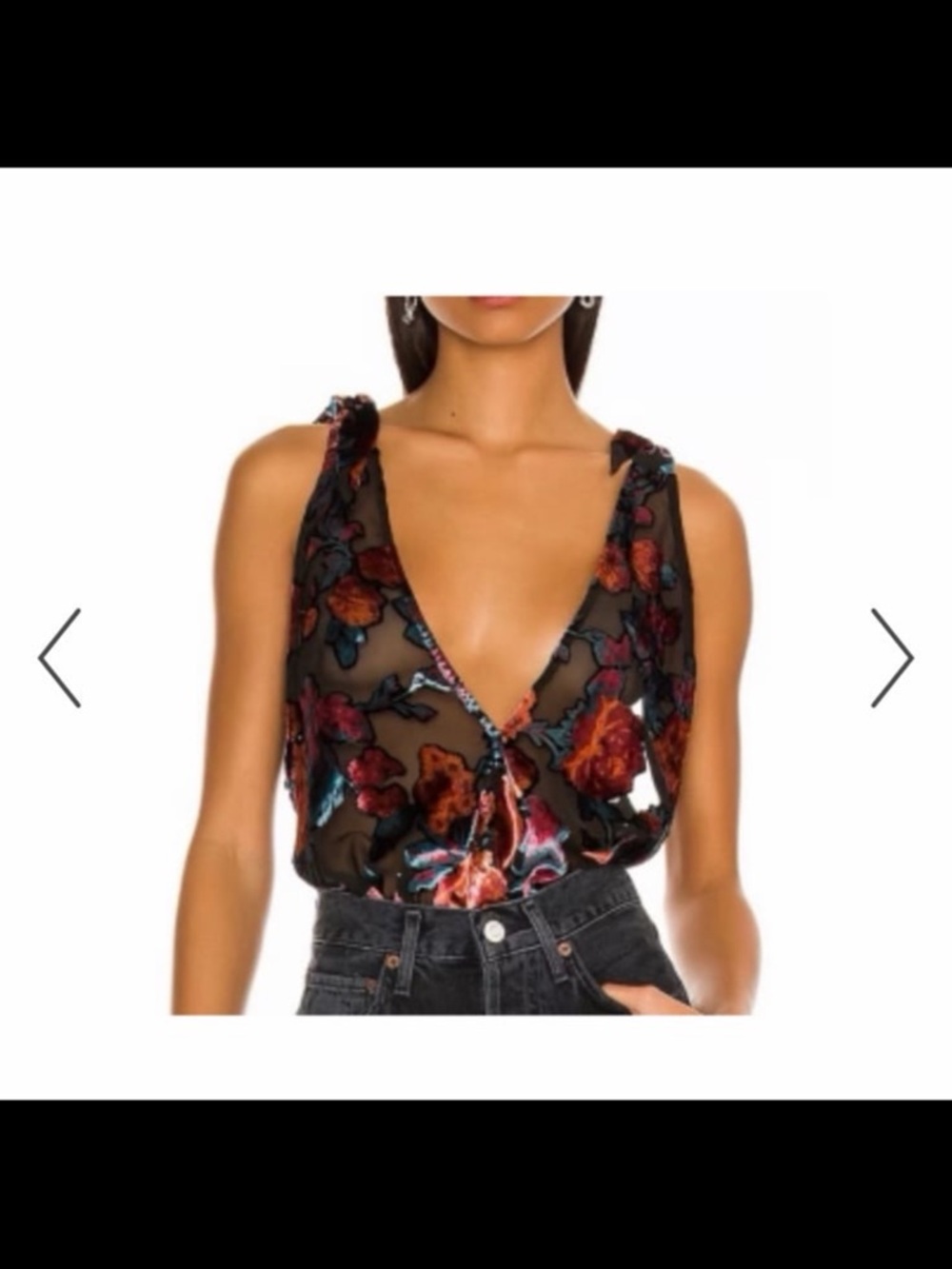 Free People Velvet Top